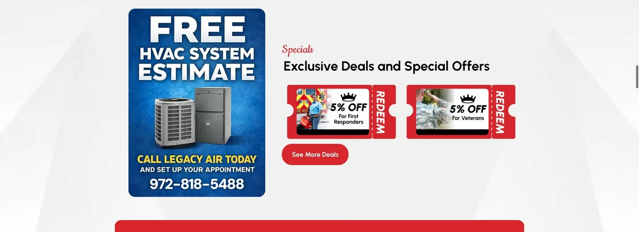 Legacy Heating & Air LLC cover