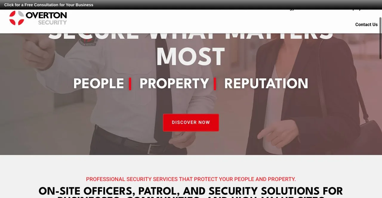 Overton Security cover