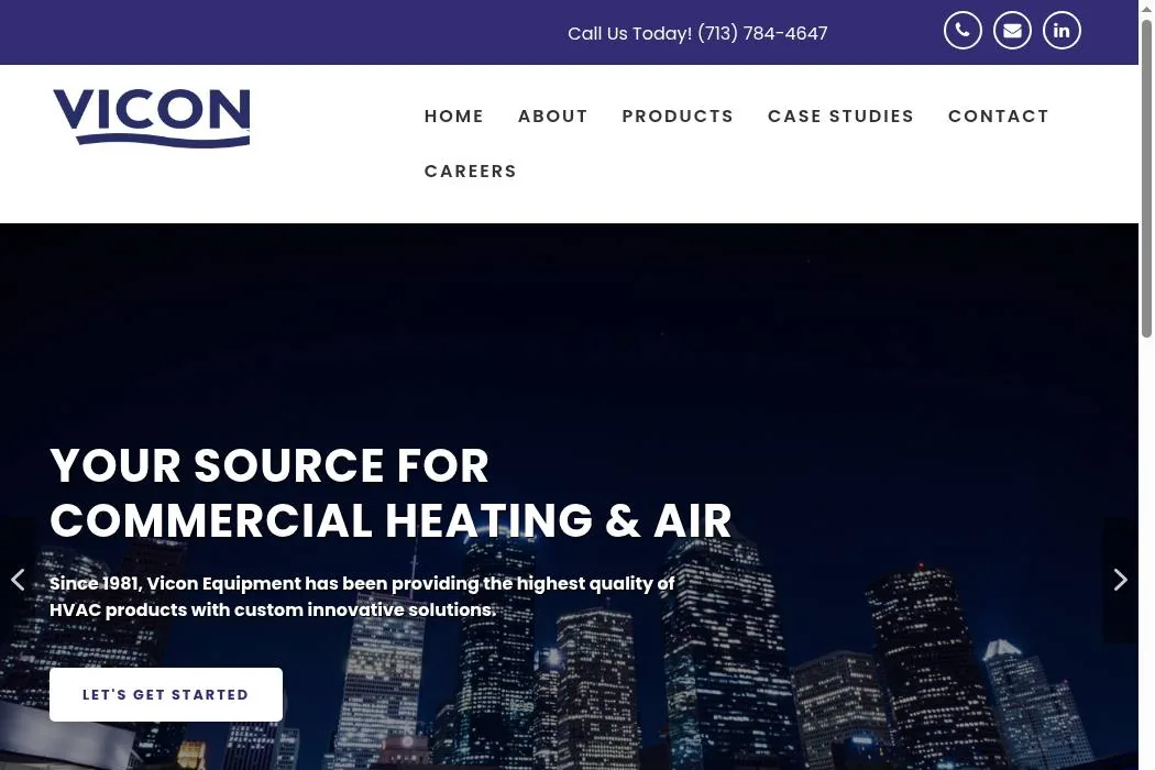 Vicon Equipment, Inc cover