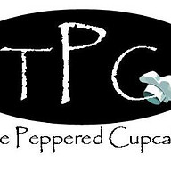The Peppered Cupcake logo
