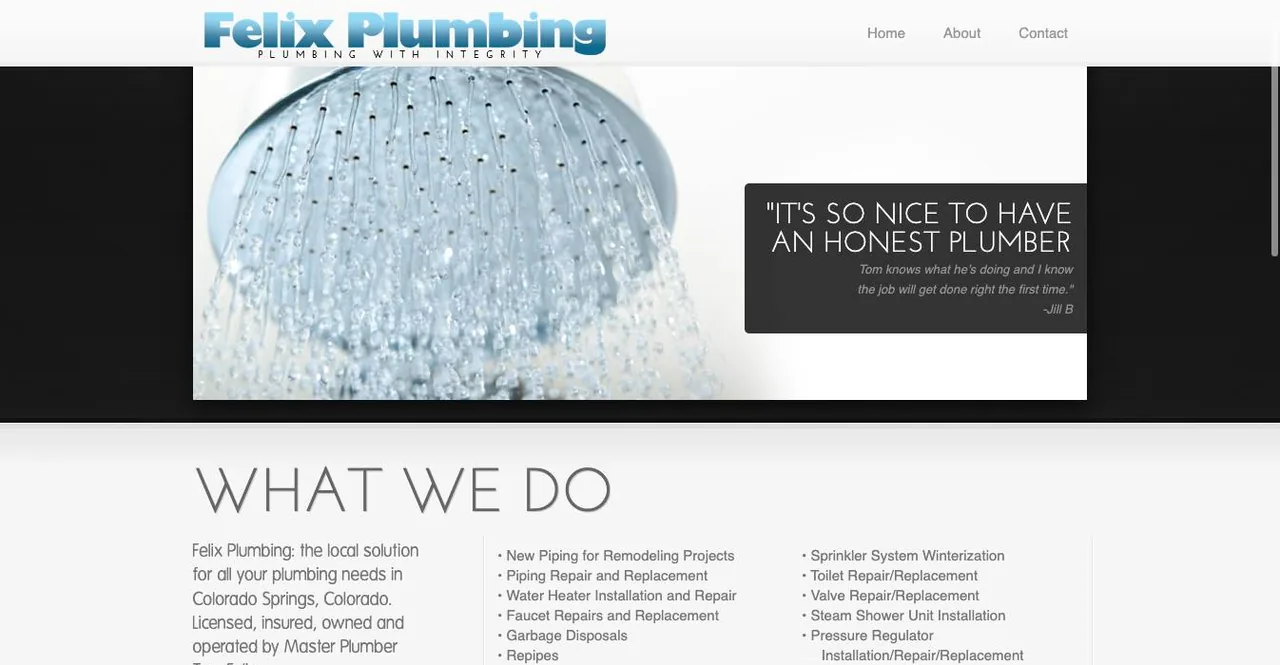 Felix Plumbing cover