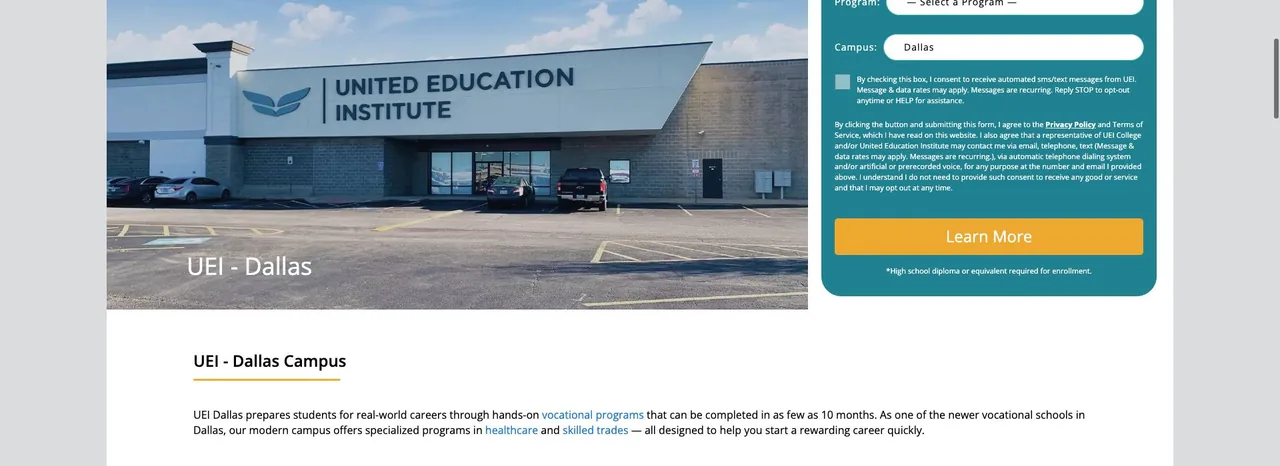 United Education Institute cover