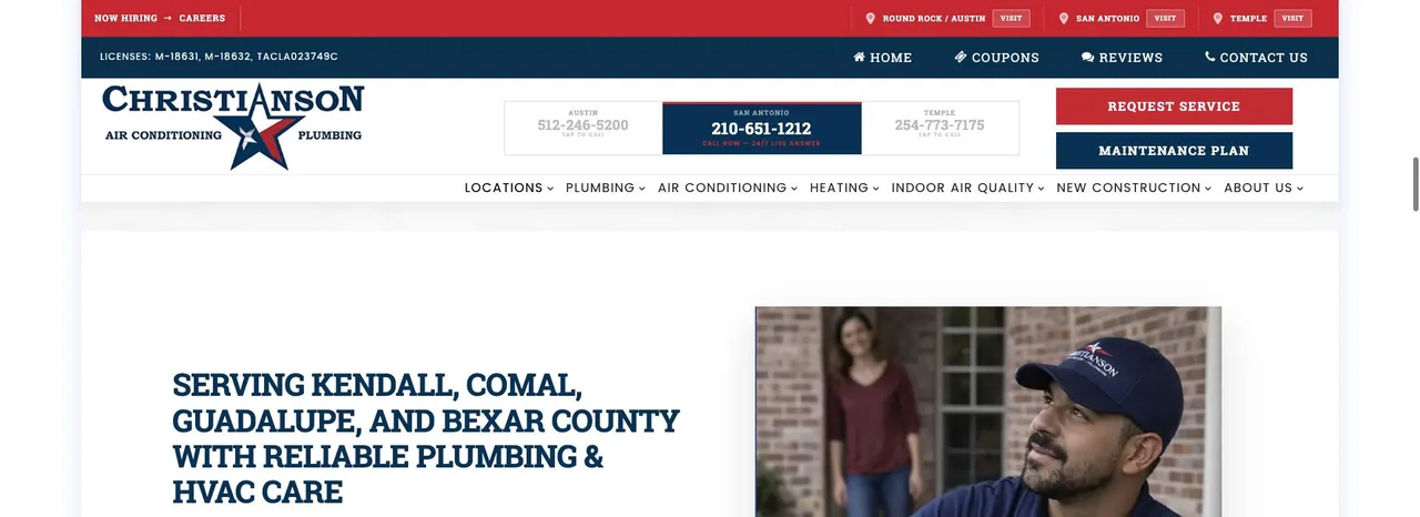 Christianson Air Conditioning and Plumbing LLC cover