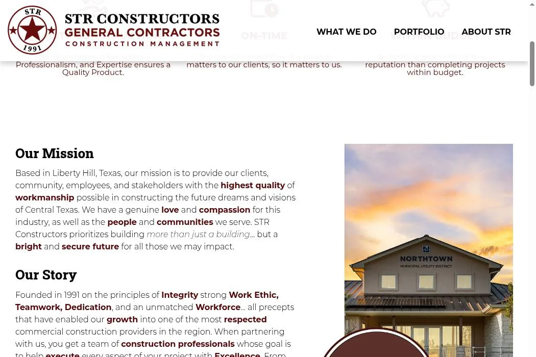 STR Constructors cover