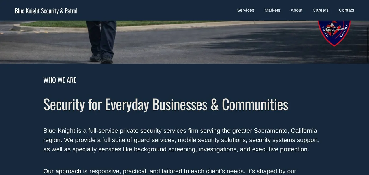 Blue Knight Security & Patrol cover
