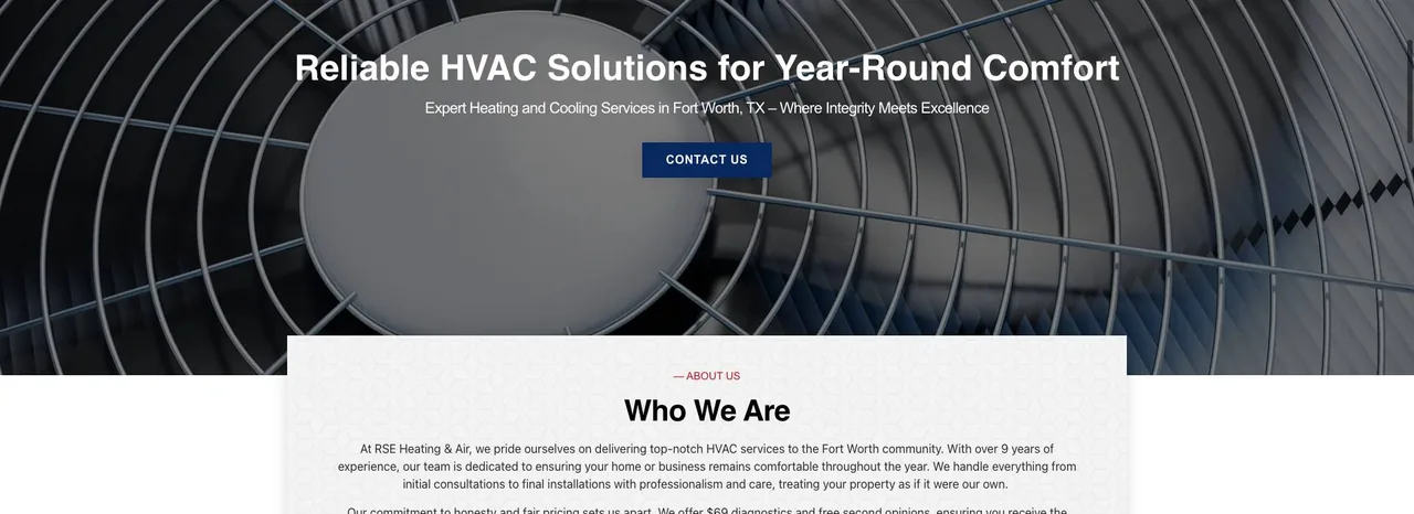 RSE Heating & Air cover