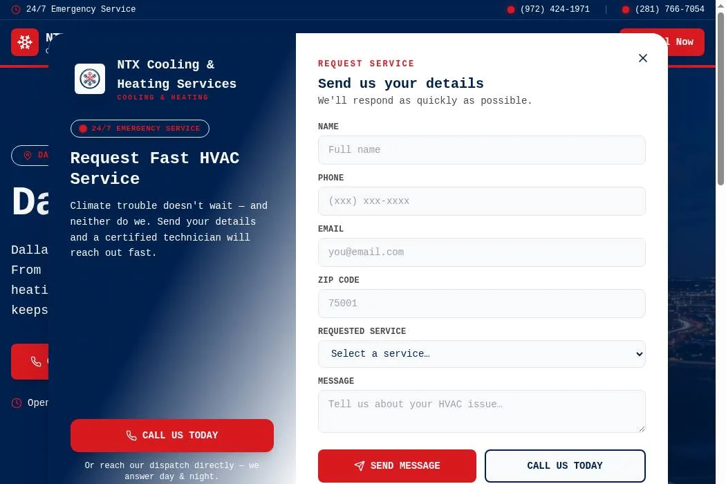 NTX Cooling & Heating Services cover