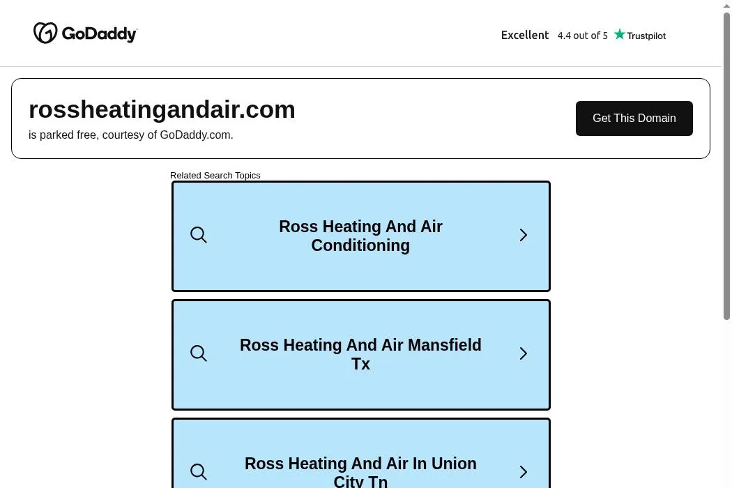 Ross Heating and Air cover