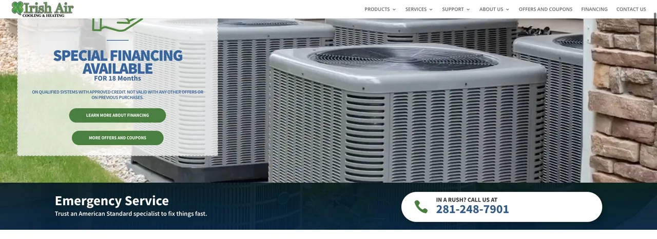 Irish Air Cooling and Heating cover