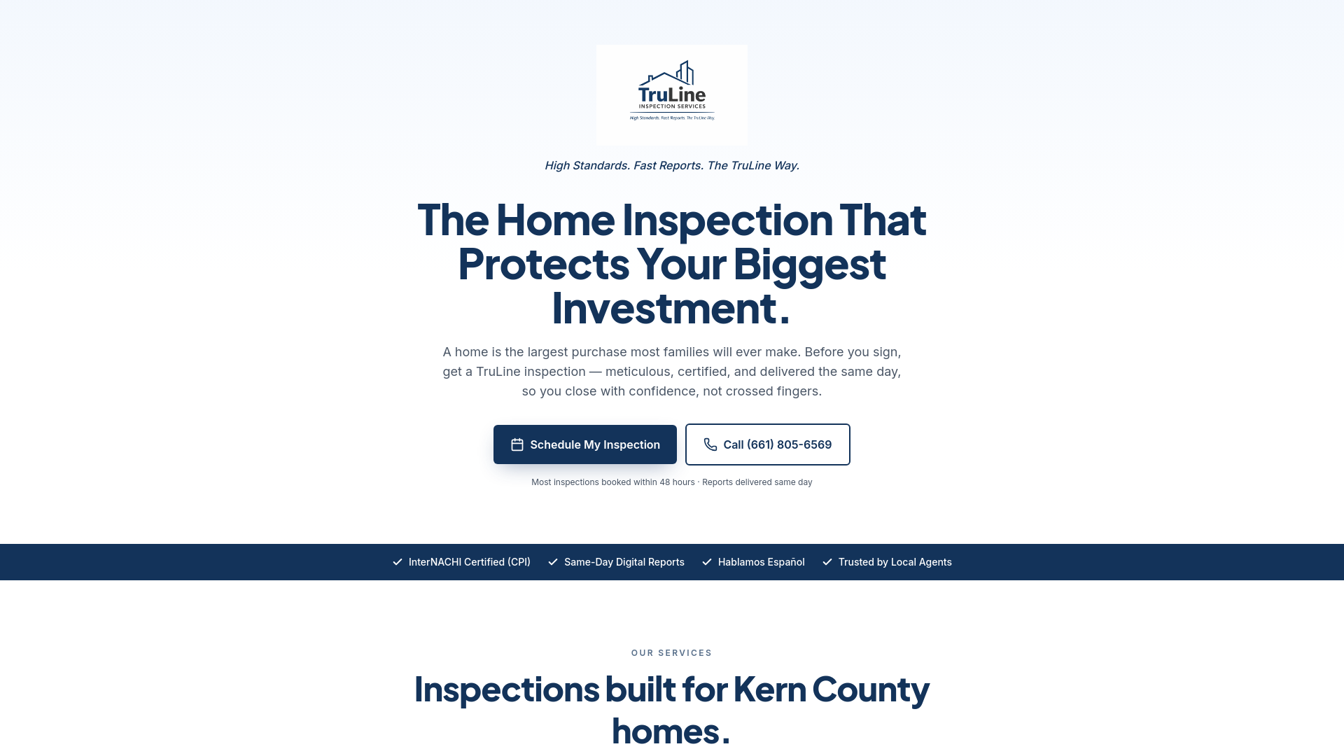 TruLine Inspection Services logo