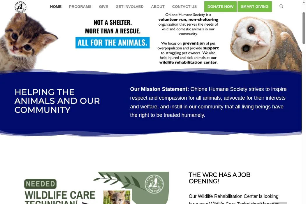 Ohlone Humane Society cover