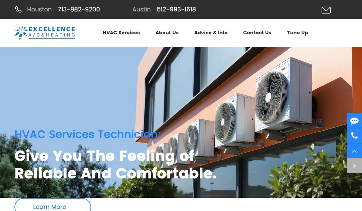 Excellence A/C & Heating LLC cover
