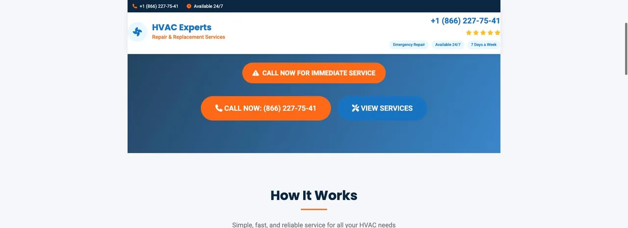 HVAC Repair & Replacement Experts cover