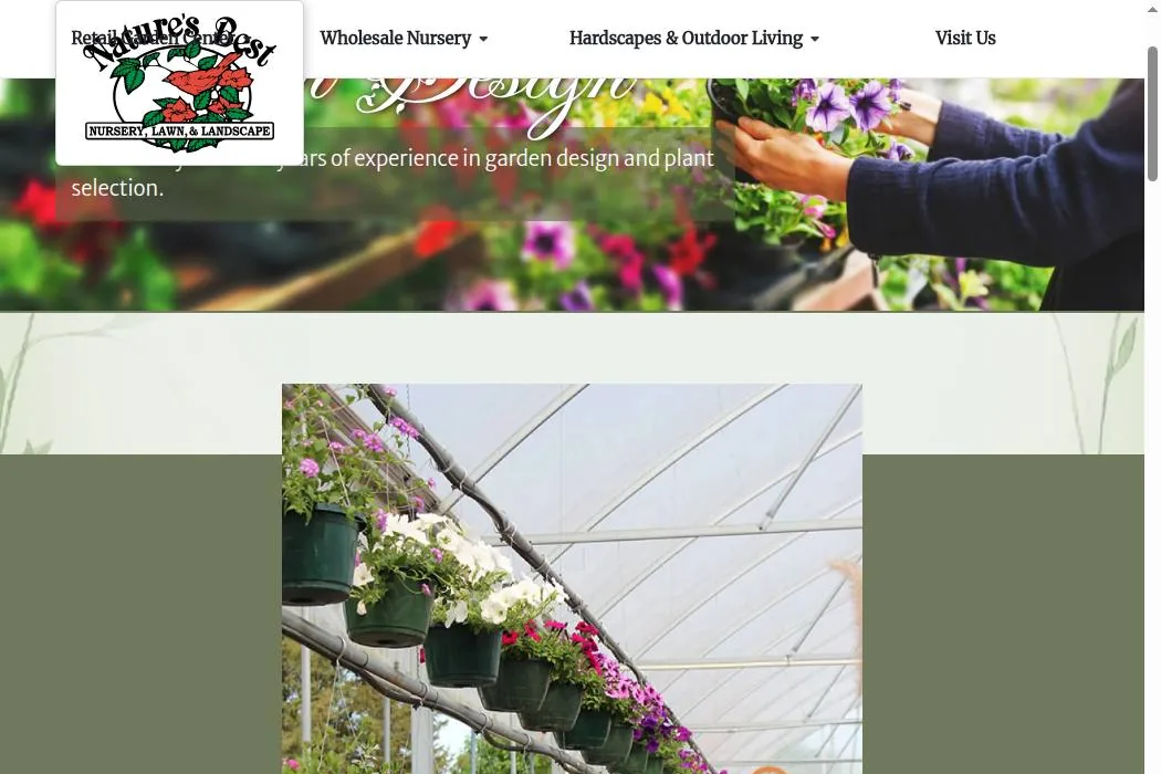 Nature's Best Nursery, Lawn & Landscape cover