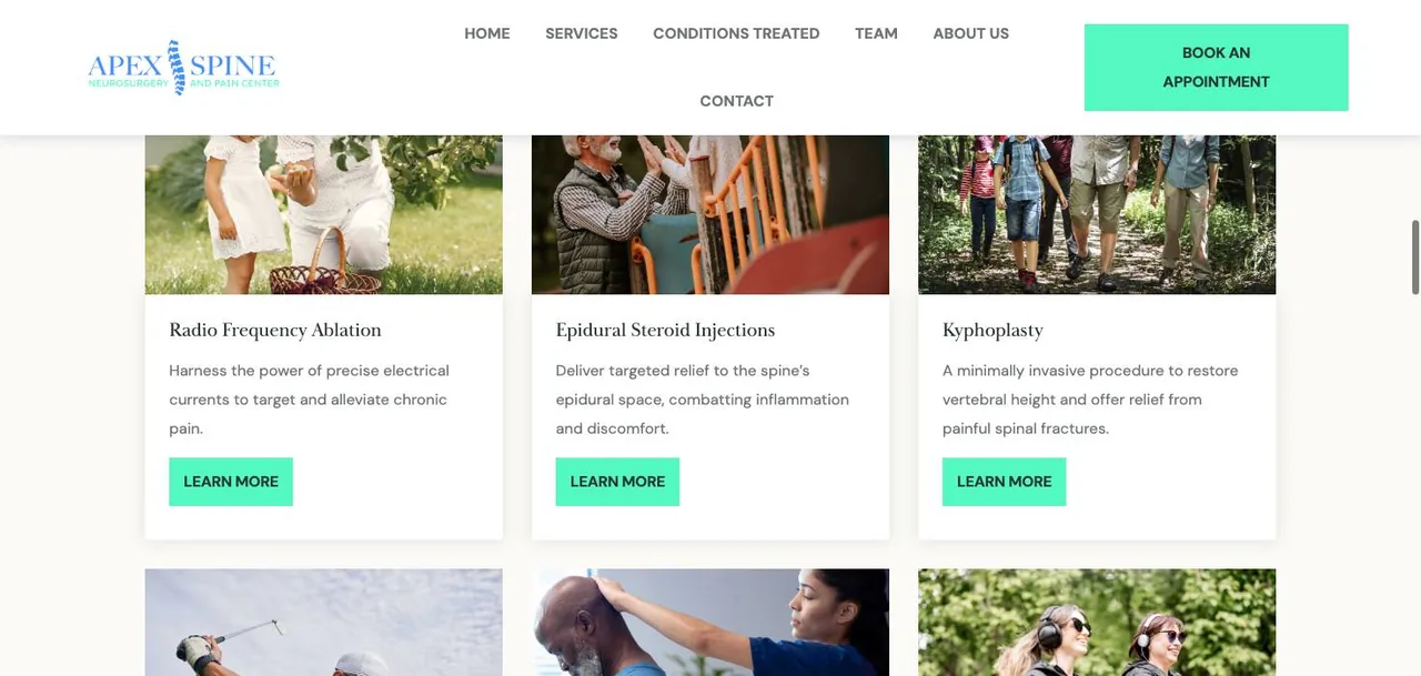 Apex Spine Neurosurgery and Pain Center cover