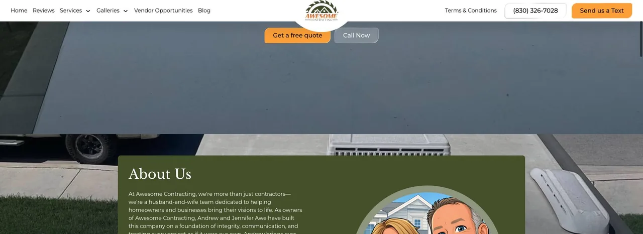 Awesome Contracting cover