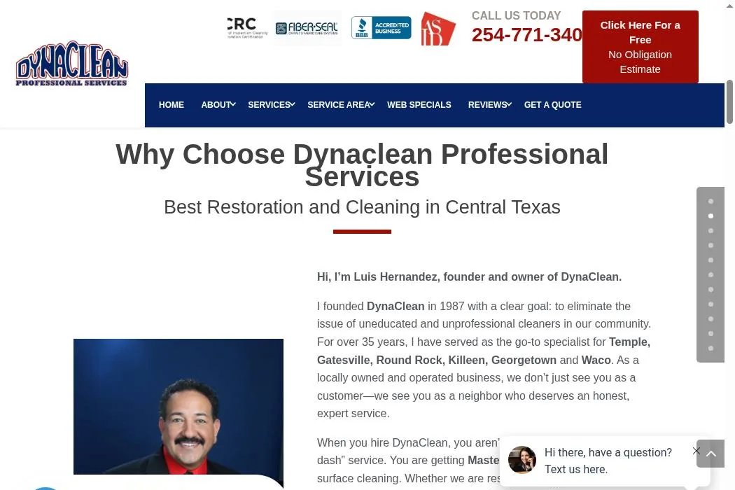 Dynaclean Professional Services cover