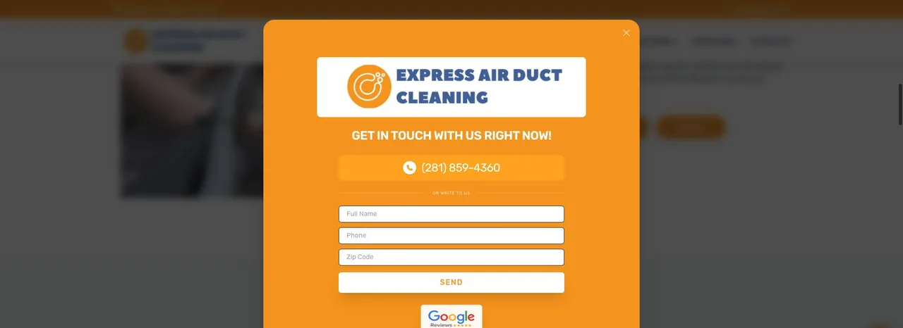 Express Air Duct Cleaning cover