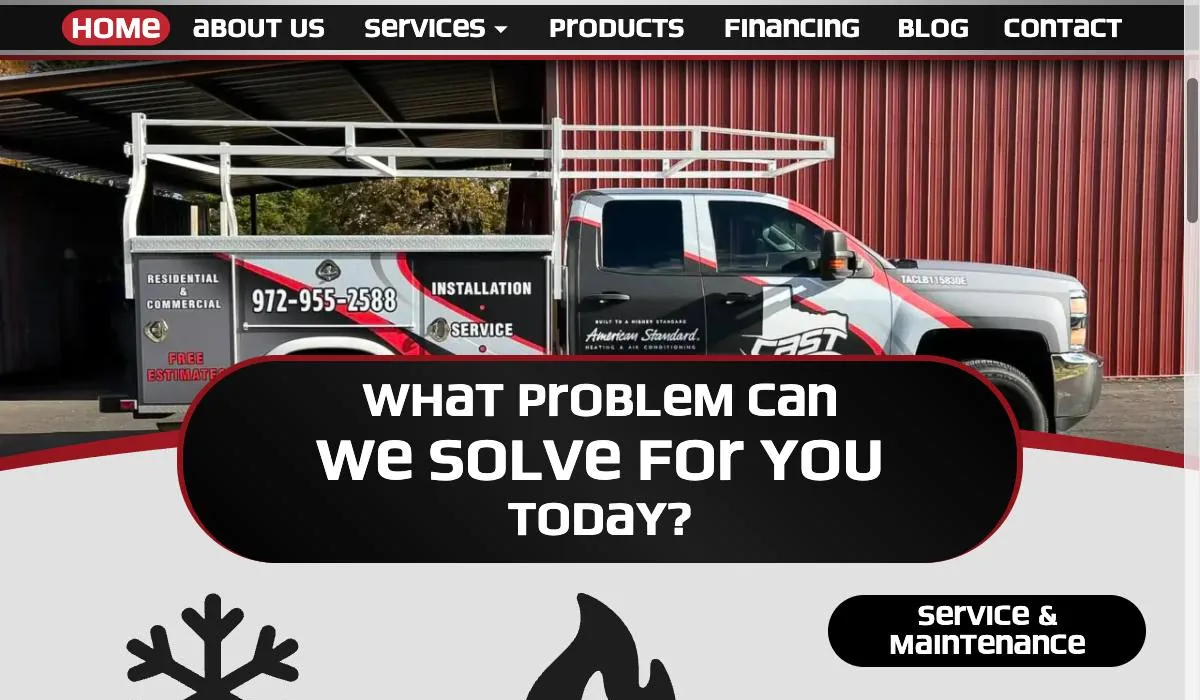CAST Heating and Air Conditioning cover