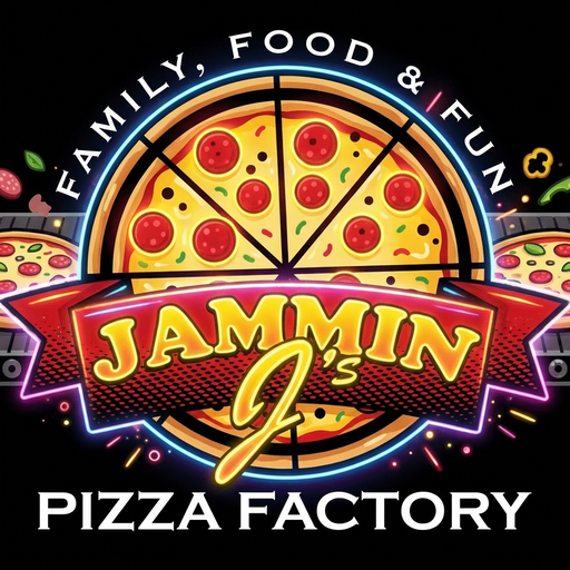 Jammin J's Pizza Factory logo