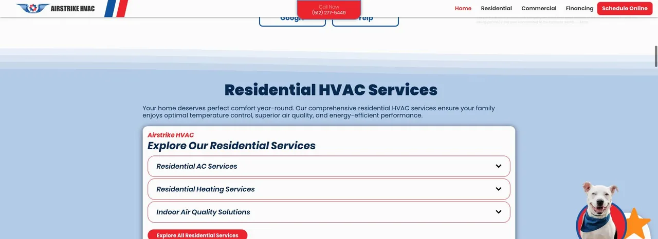 Airstrike HVAC cover