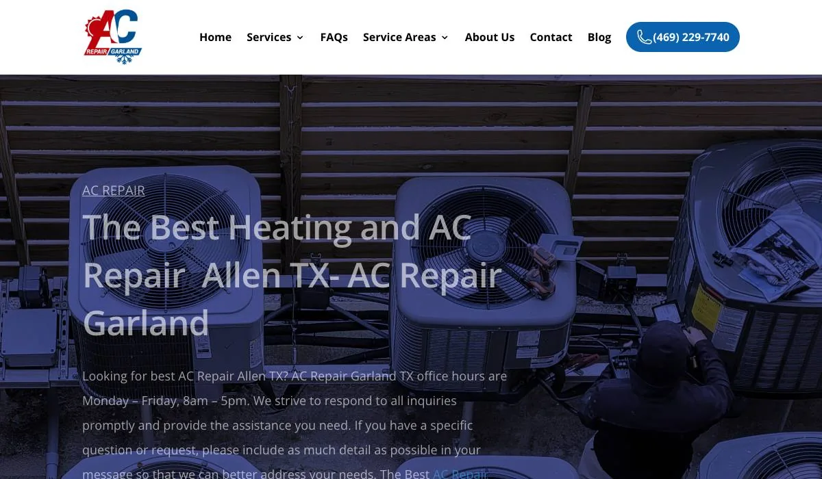 AC Repair Garland cover