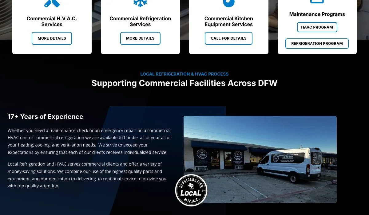 Local Refrigeration and HVAC cover
