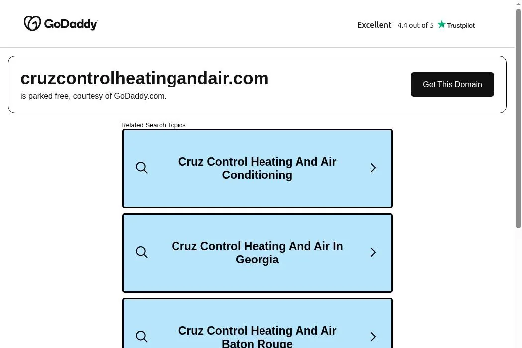 Cruz Control Heating and Air cover