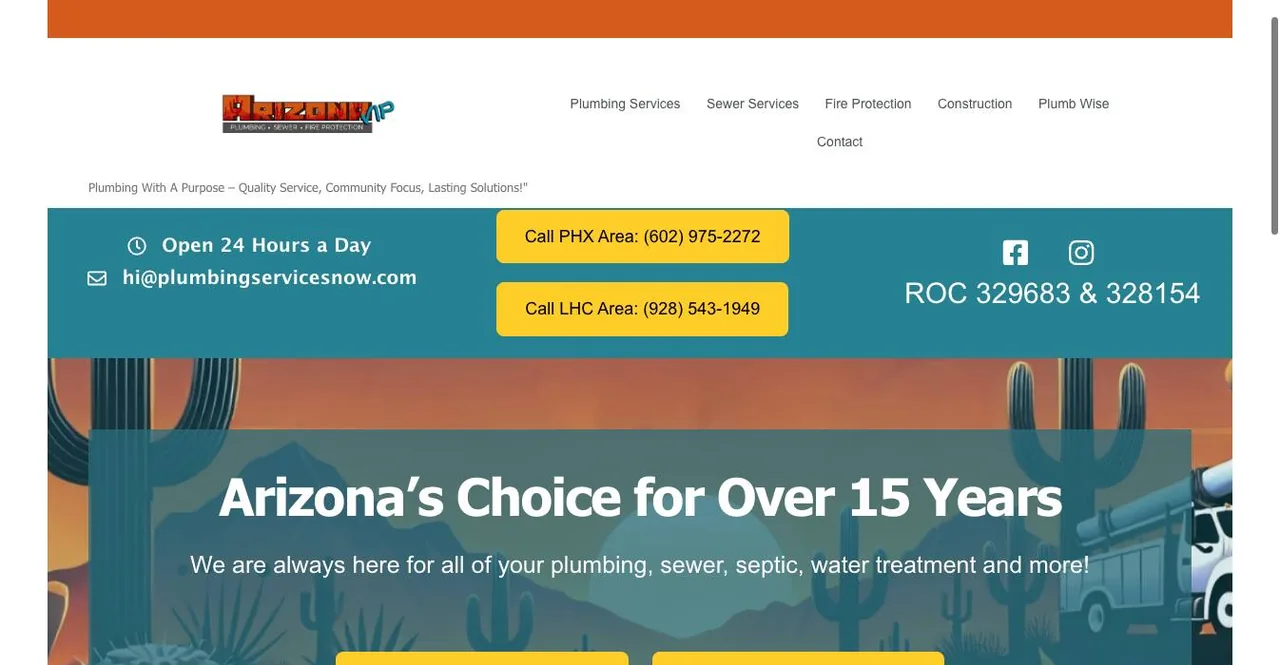 Arizona VIP Plumbing, Sewer & Fire Protection cover