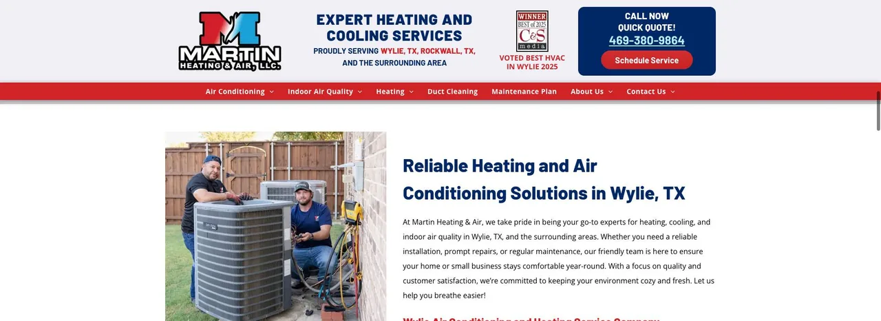 Martin Heating & Air cover