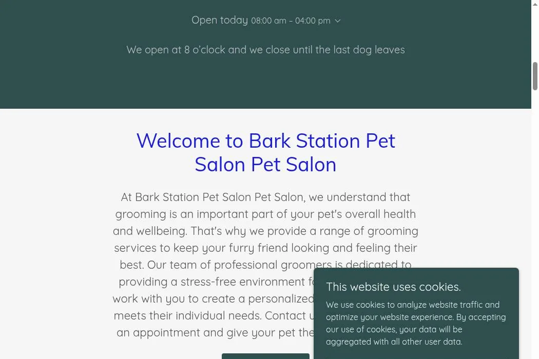 Bark Station Pet Salon cover