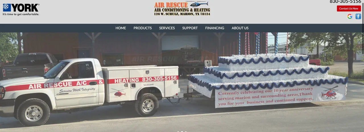 Air Rescue A/C & Heating cover