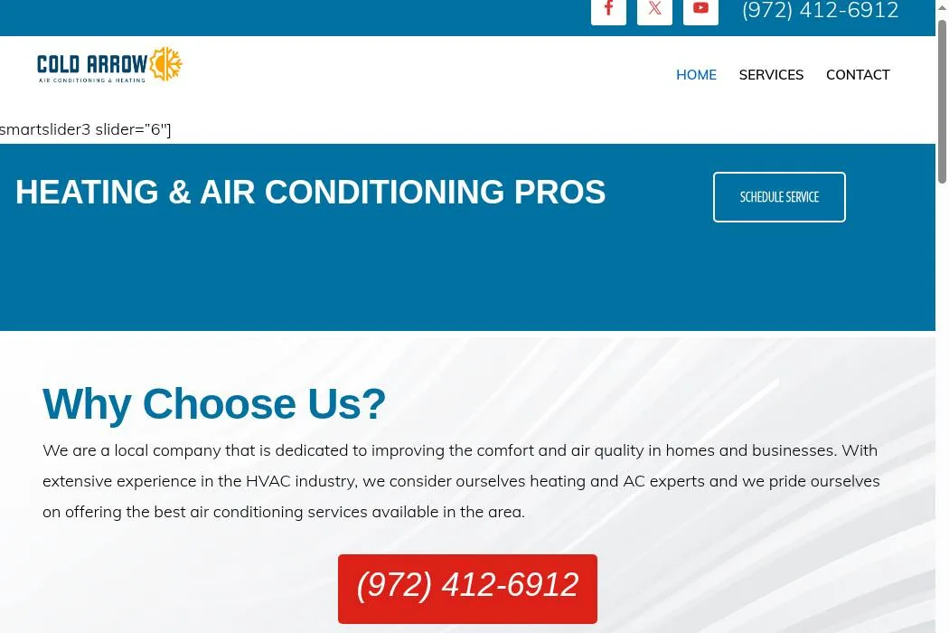 Cold Arrow Air Conditioning & Heating cover