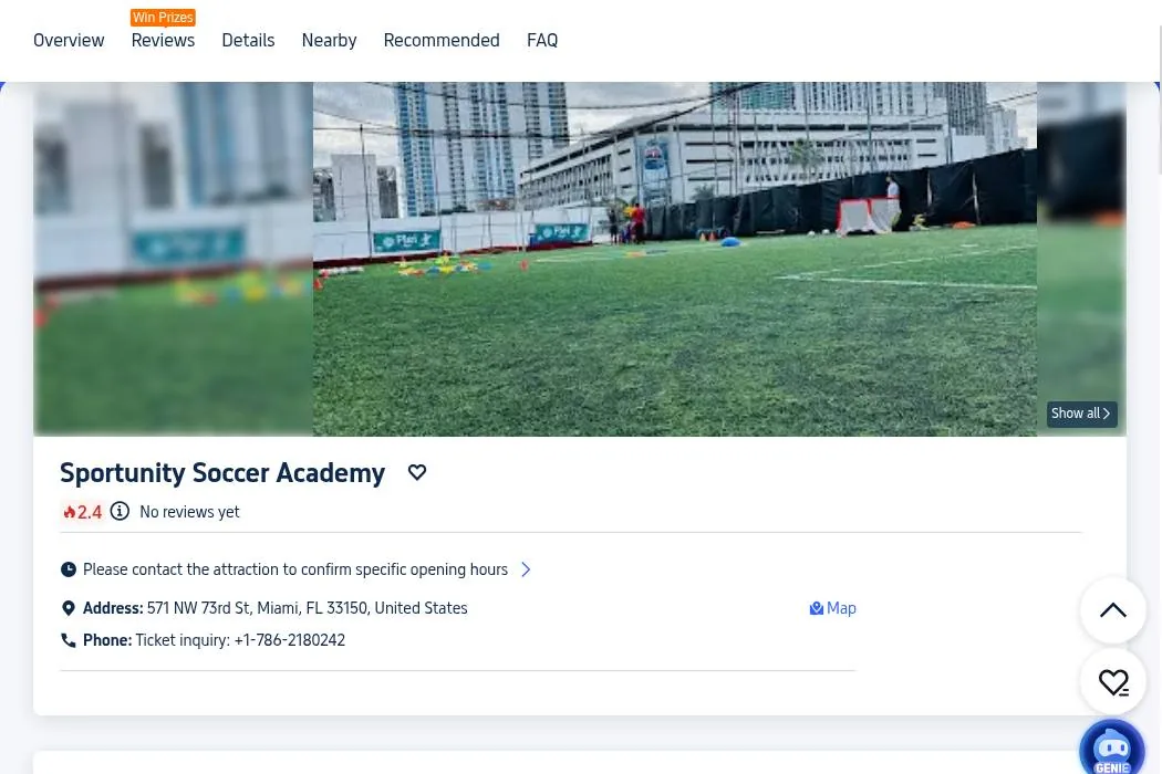 Sportunity Soccer Academy cover