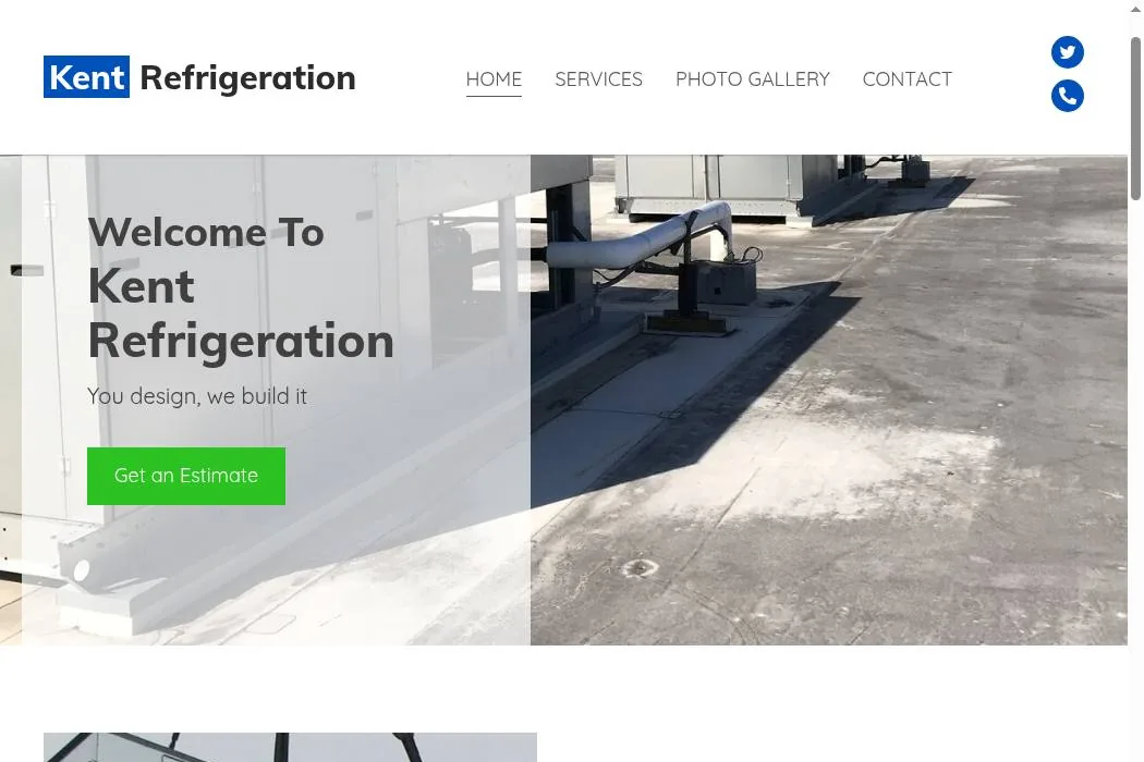 Kent Refrigeration cover