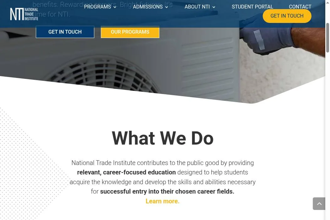 National Trade Institute cover