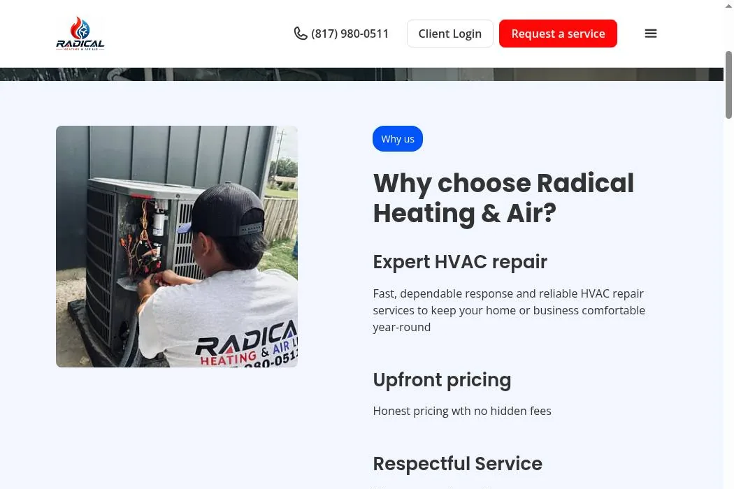 Radical Heating & Air LLC cover