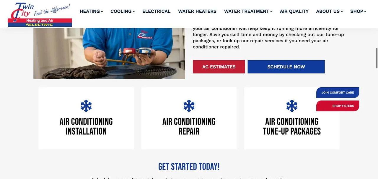 Twin City Heating, Air & Electric cover