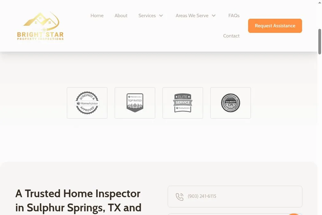 Bright Star Property Inspections cover