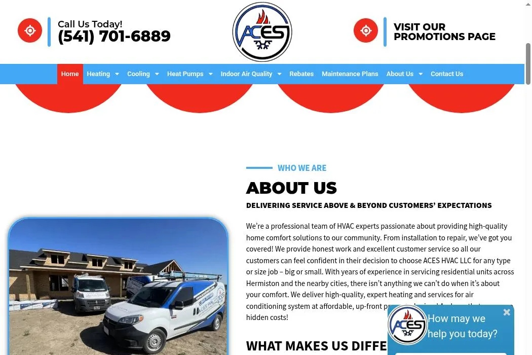 ACES HVAC LLC cover