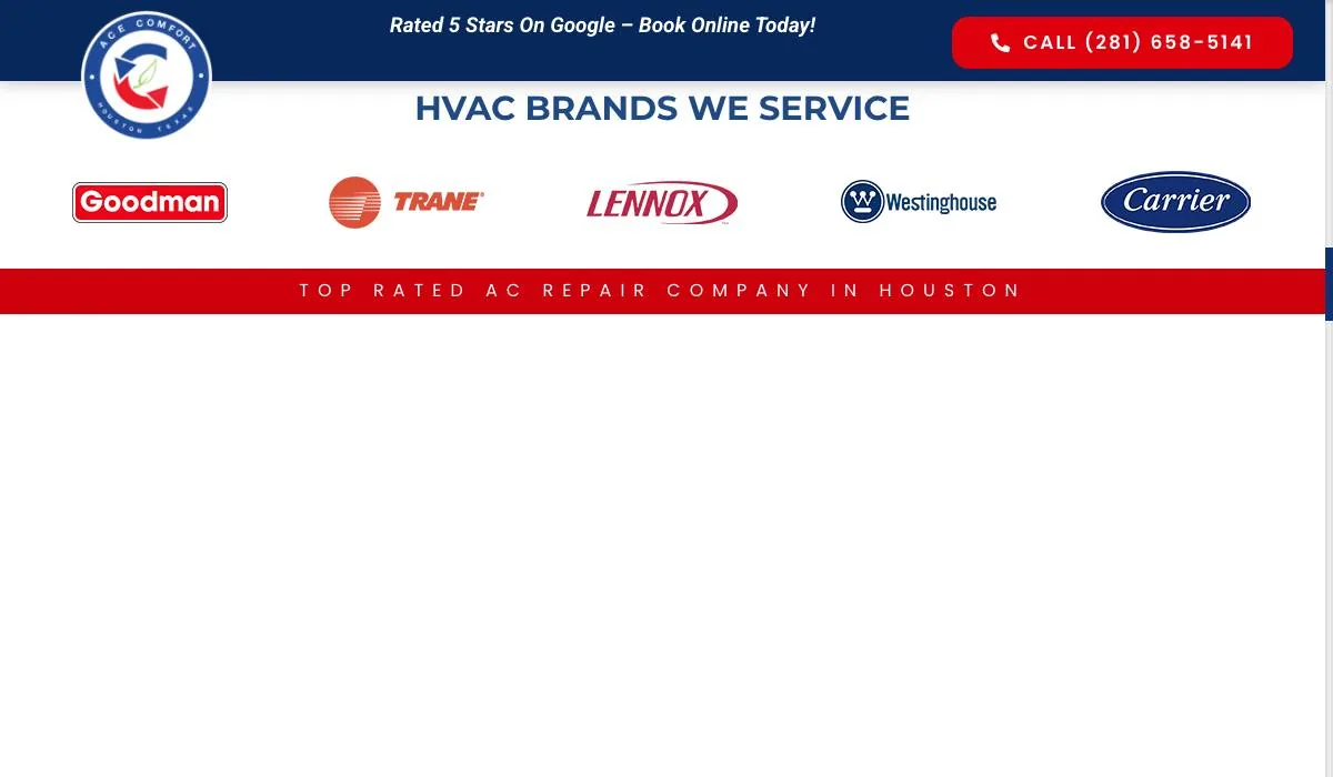Ace Comfort Air Conditioning & Heating cover