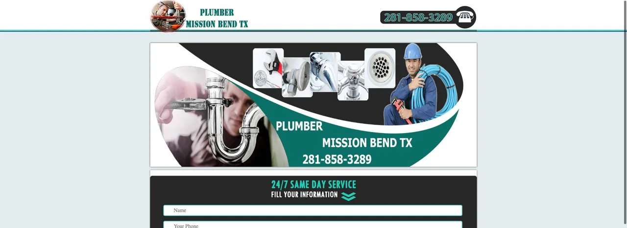 Plumber Mission Bend TX cover
