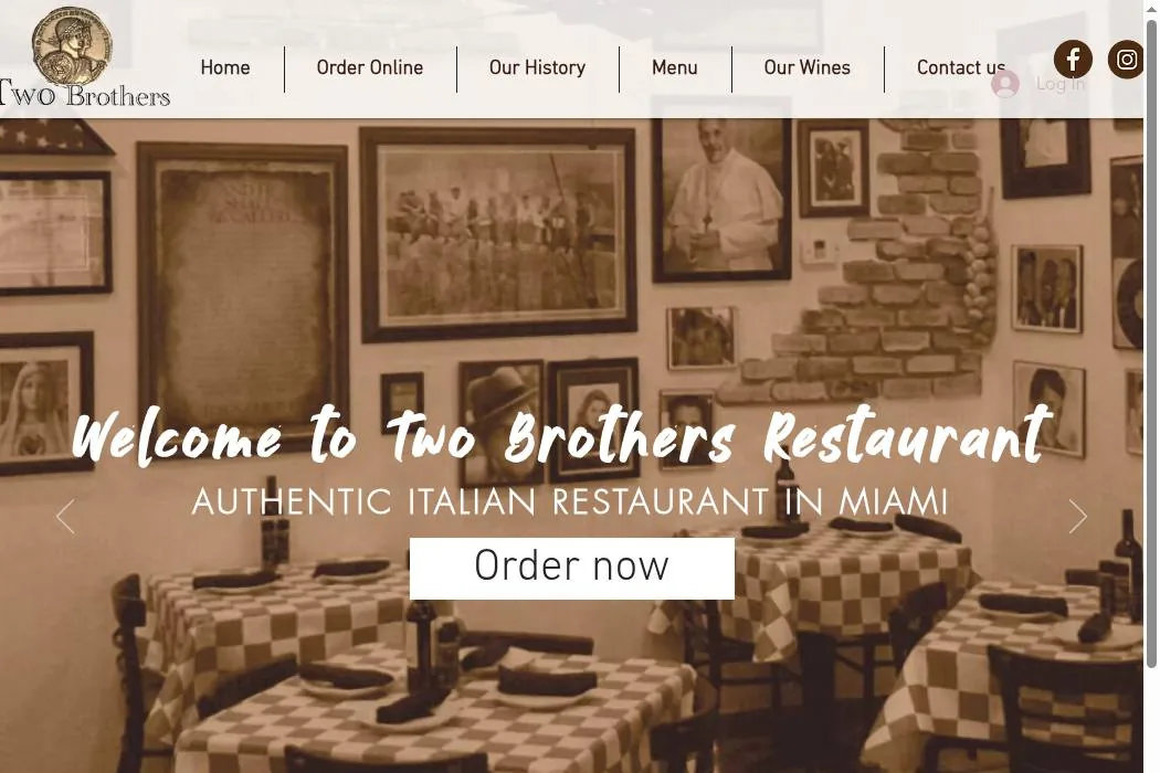 Two Brothers Restaurant cover