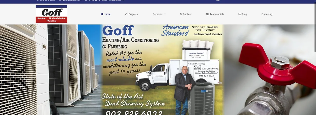 Goff Heating, Air Conditioning & Plumbing cover