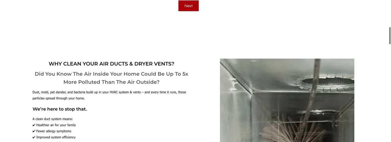 American Air Duct Cleaning cover