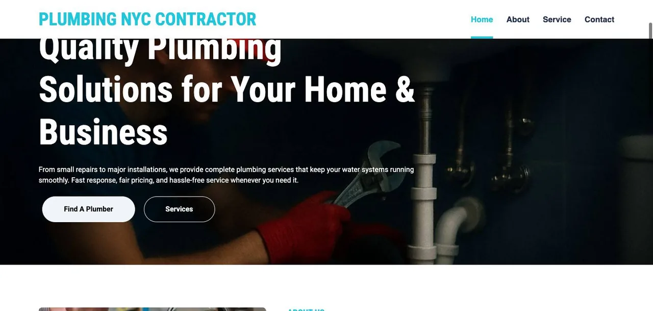 Plumbing NYC Contractor cover