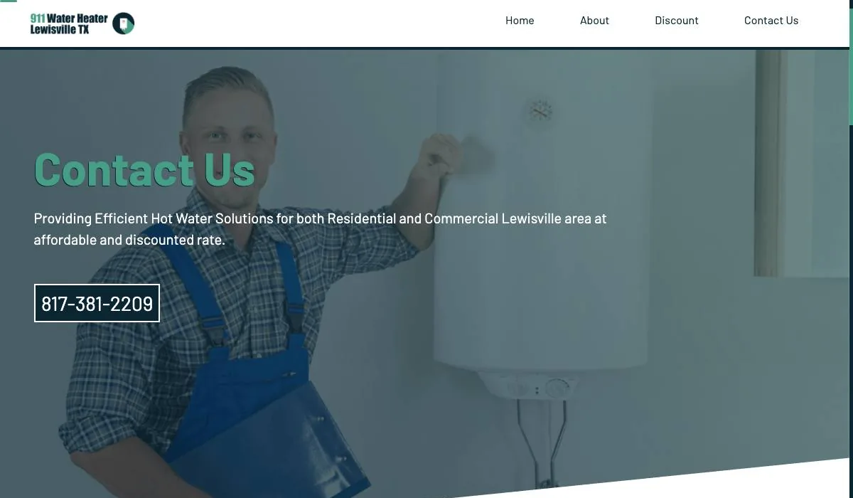 911 Water Heater Lewisville TX cover
