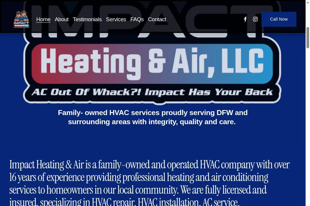 Impact Heating & Air cover