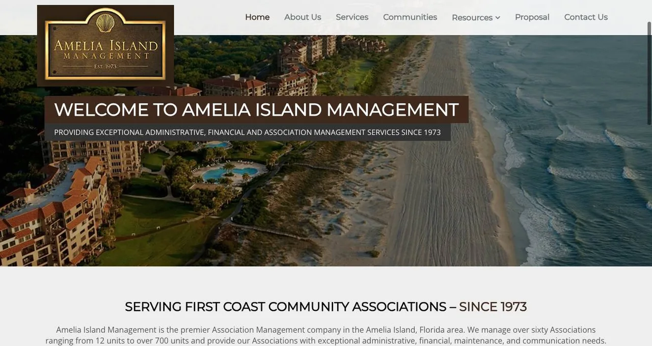 Amelia Island Management cover