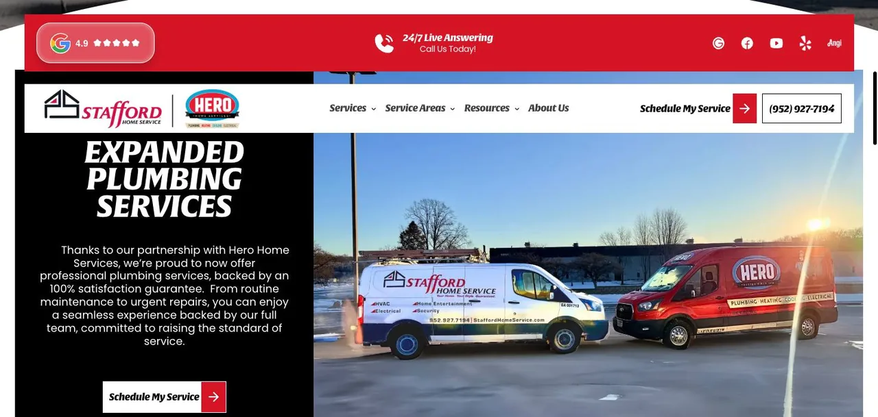 Stafford Heating, Cooling, Plumbing & Electrical cover